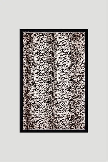 Leopard print towel