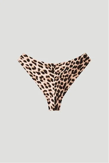 Leopard print bikini bottom